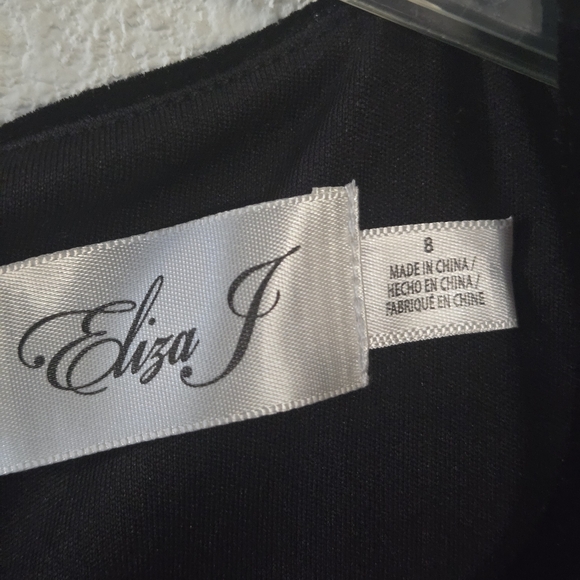 Eliza J Black Cold Shoulder Blouse - Picture 6 of 10